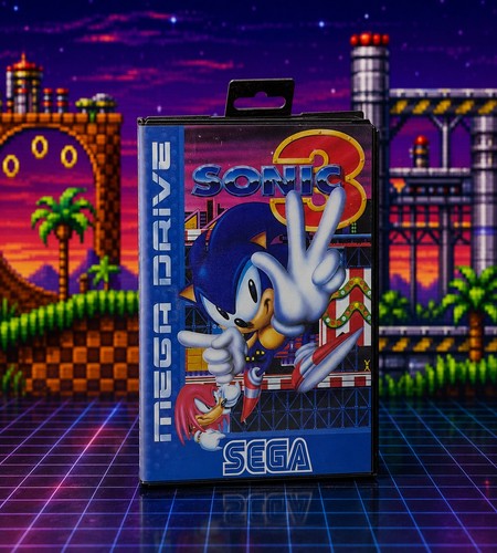 Sonic sega mega - sonic, /