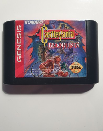 Konami castlevania bloodlines - konami, castlevania: